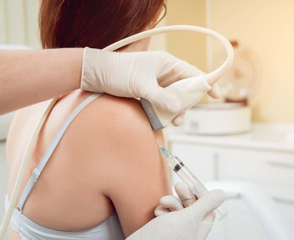 Stem Cell Therapy is used on shoulder pain patient